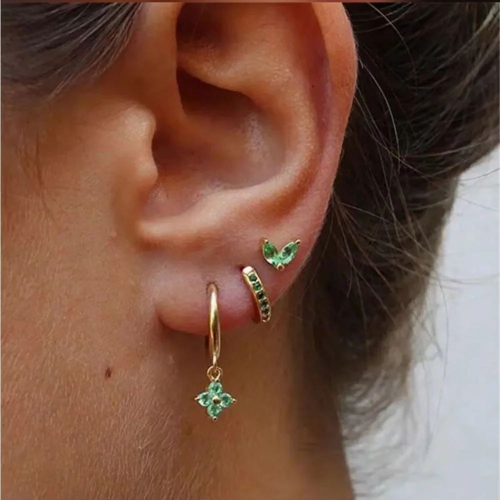 Flower earrings A1328